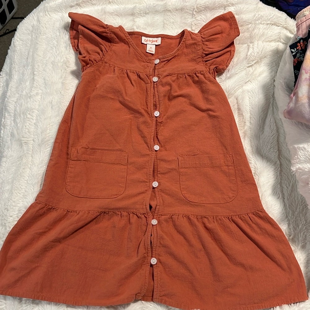 Cat and Jack 4T orange dress